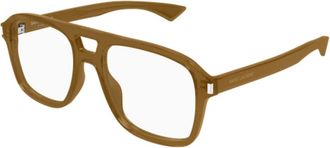 Saint Laurent 881 Optical Frame - unisex - Brillen - Bruin - 55 MM - Accessoires