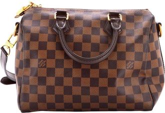 Louis Vuitton Speedy Bandouliere Bag Damier 25 (Authentic Pre-Loved)