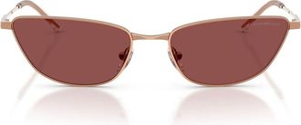 Emporio Armani Sunglasses Ea2174 B 301175 Rose Gold/Dark Violet Women