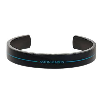 Aston Martin AML Icon Bangle - Heren - Armbanden - Zwart - ONE Size - Accessoires