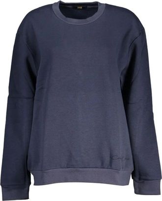Cavalli Sweatshirts - Dames - Sweatshirts - Blauw - XL - Katoen - Hoodies & sweatvesten