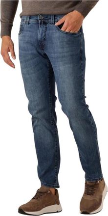 Pierre Cardin Jeans, Heren, Blauw, W36 L30, Denim, Lyon Tapered