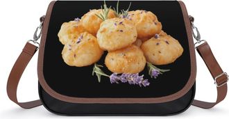 Generic Cheese Puffs Womens Crossbody Bag Fashion Shoulder Handbags Message Tote Bag with Adjustable Strap