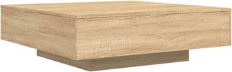 vidaXL Coffee Table Sonoma Oak 100x100x31 cm Engineered Wood Vidaxl