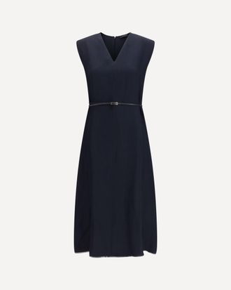 Fabiana Filippi V-neck belted Dress Female 46
