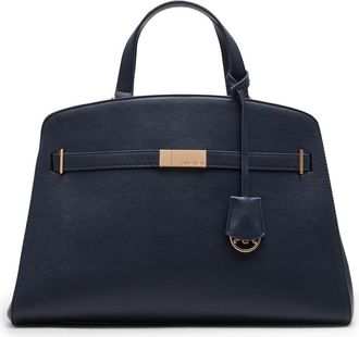 Anne Klein Large Belted Satchel in Navy at Nordstrom Rack