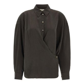 Christophe Lemaire Dames, Blouses & Shirts, Zwart, Maat: XS Zijde