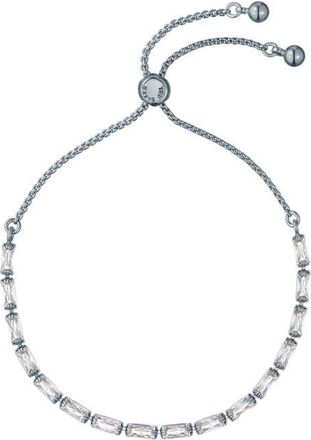 Ted Baker Isela Cubic Zirconia Baguette Bracelet in Silver Tone/Clear Crystal at Nordstrom