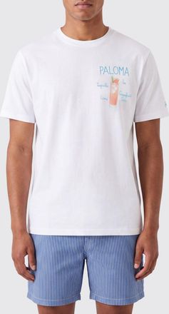 MC2 Saint Barth T-shirt in cotone con scritta ricamata