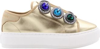 Kurt Geiger Sloe Gin Sneaker - Dames - Sneakers - Geel - 35 EU - Leer - Schoenen
