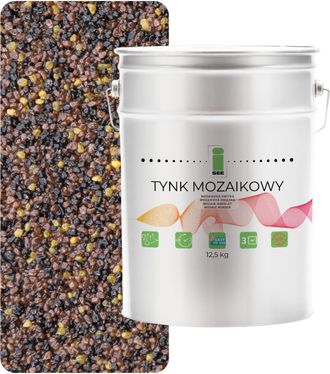 OEM Mosaico De Resina Marr&oacute;n, Yeso Clase 1, Mosaico 12,5 Kg, Resistente A Las Heladas