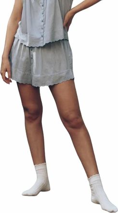 The Great. Eyelet Tap Sleep Short In Rainwater