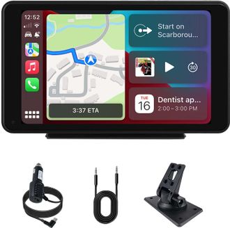 OEM Pantalla Para Coche De 7 Pulgadas Con Carplay Inal&aacute;mbrico Y Android Auto, Radio Para Coche Con Pantalla T&aacute;ctil Ips Con Asistente De Voz, Mirror Link, 