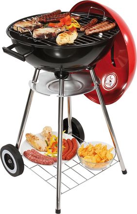 Livoo Livoo - Barbacoa De Carb&oacute;n 41cm Rojo/negro - Doc172r