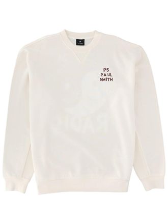 Paul Smith Relaxed Fit Oversized Graphic Print Organic Cotton Sweatshirt