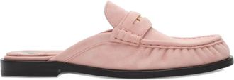 Burberry leather mules - women - Calf Leather/Calf Leather/Thermoplastic Polyurethane (TPU)/Goat Skin - 39 - Pink