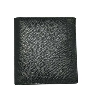 Bulgari Black Leather Wallet (Bi-Fold) (Pre-Owned)