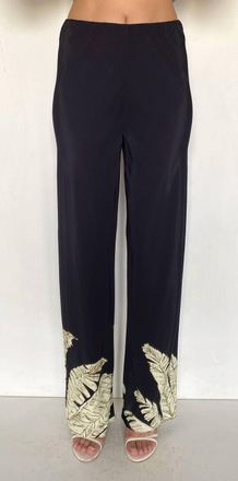 Hemant & Nandita Bias-Cut Trousers In Black