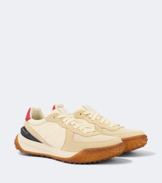 Moncler Moncler City Trek suede-trimmed sneakers