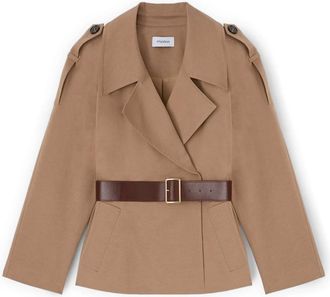 Motivi Dames, Mantels, Beige, Maat: L Katoen