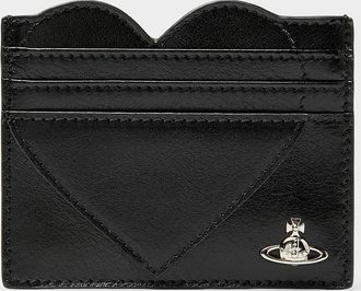 Vivienne Westwood Womens Leather heart-themed cardholder