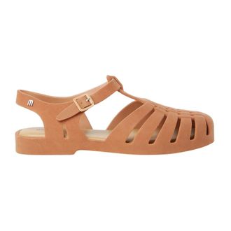 Melissa Flat Sandals, female, Brown, Size: 6 US Possession Velvet Sandals