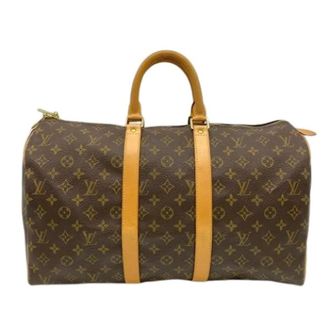 Louis Vuitton Pre-owned Monogram Boston Bag - unisex - Pre-owned - Bruin - Maat: ONE Size Leer