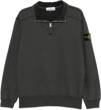 Stone Island Crewneck Sweatshirt - Heren - Sweatshirts & Hoodies - Grijs - Maat: XL Katoen