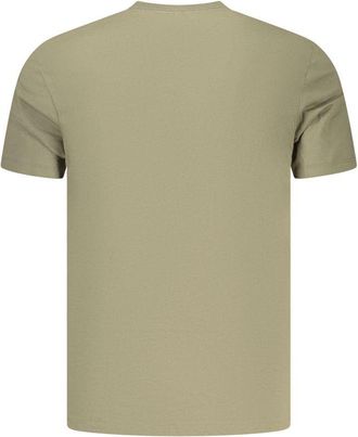 Calvin Klein Logo-Print Cotton T-Shirt - Green
