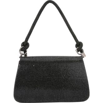Berness Rhinestone Shoulder Bag in Black at Nordstrom Rack