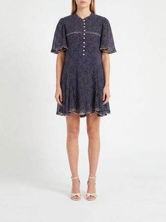Isabel Marant Mini abito chemisier Daynia in cotone a pois