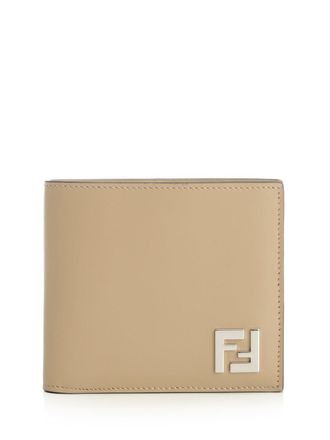 Fendi Squared Ff Wallets Beige-Uomo
