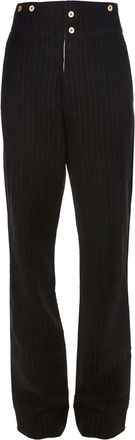 Emiliano Rinaldi Pin stripe trouser - Nero