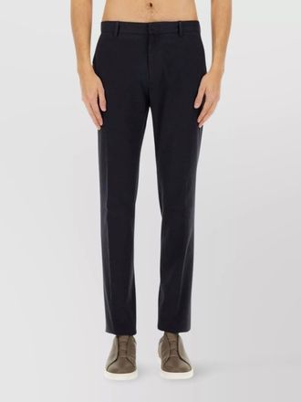 Ermenegildo Zegna straight leg trousers with belt loops
