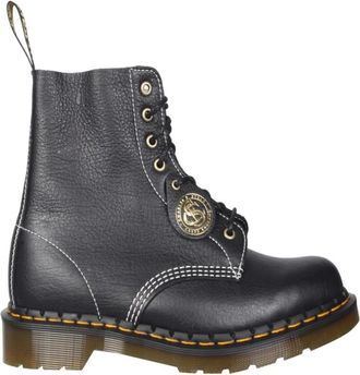 Dr. Martens 1460 Pascal Veterlaarzen - Dames - Schoenen - Zwart - Maat: 36 EU Leer