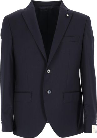 L.B.M. 1911 Tailored Two Button Notch Blazer