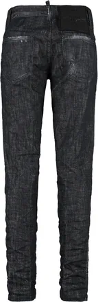 Dsquared2 Womens Jennifer 5-Pocket Jeans Black Cotton Straight-Leg