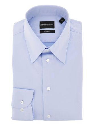 Emporio Armani patterned shirt - Blue