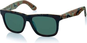 Diesel Rechthoekige zonnebril - Dames - Accessoires - Zwart - Maat: ONE Size