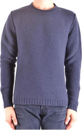 Woolrich Stijlvolle Sweaters voor Mannen en Vrouwen - Heren - Ronde hals truien - Blauw - S - Truien & Vesten