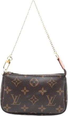 Louis Vuitton Pre-owned Mini Bags, female, Brown, Size: ONE SIZE Pre-owned Mini Pochette Accessoires