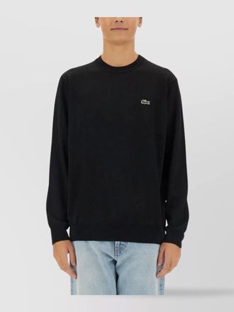 Lacoste logo crew neck sweater