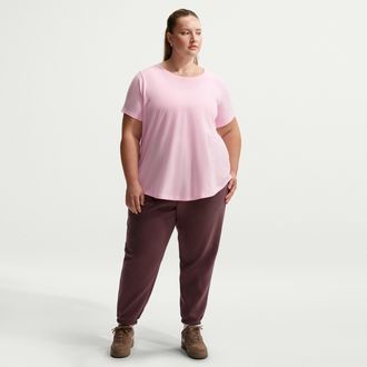 Nike Womens Nike Sportswear Phoenix Fleece High-Waisted Oversized Sweatpants (Plus Size) in Purple | FZ5998-502