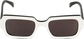 Kàdor Occhiali da sole geometrici - Bianco