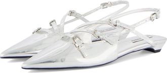 Steve Madden Peony Womens Slippers Silver : 8.5 M