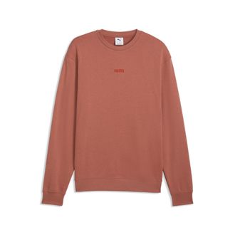 Puma Felpa Essentials Elevated da uomo, Abbigliamento, Rosso, M