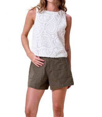 Cleobella Emiko Sleeveless Top In White