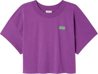 American Vintage Dames, Tops, Paars, Maat: M/L Katoen