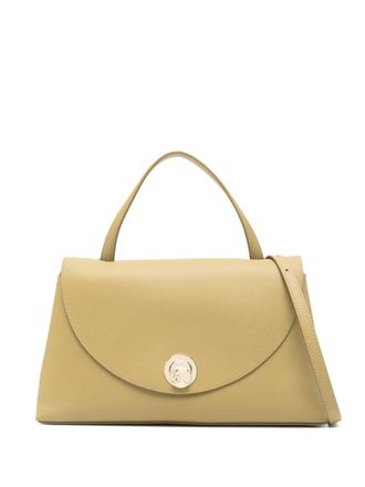 Coccinelle medium Nikla turn-lock tote bag - women - Calf Leather - One Size - Green
