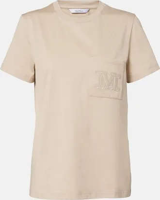 Max Mara Monogram cotton jersey T-shirt